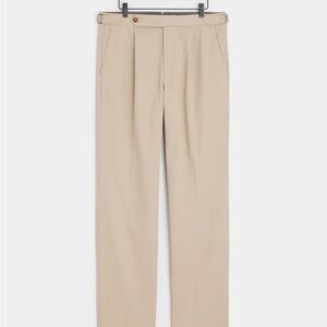 Todd Snyder Italian Lightweight Cotton Side Tab Trouser Sand Dollar NWT 31x30